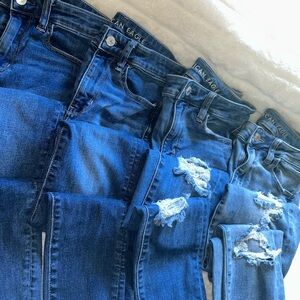 American Eagle Outfitters Women's Blue Jeans